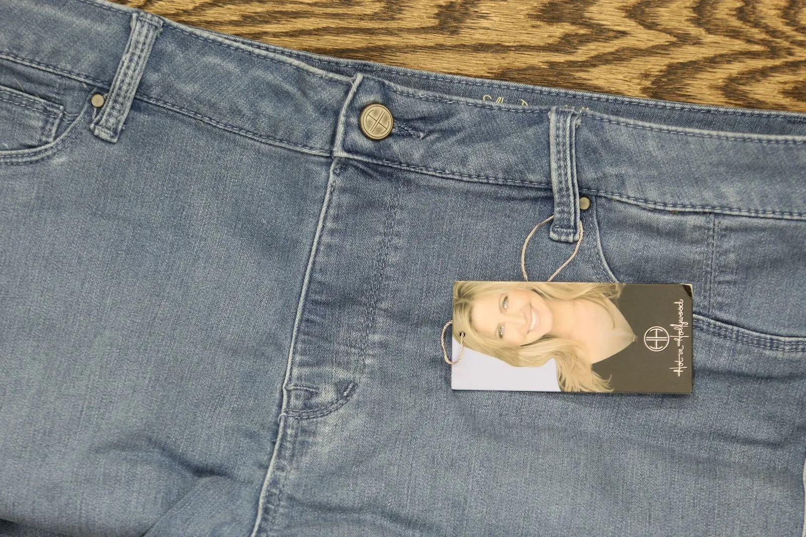 Laurie Felt Hot In Hollywood Silky Denim Skinny Ankle Pull On Jeans