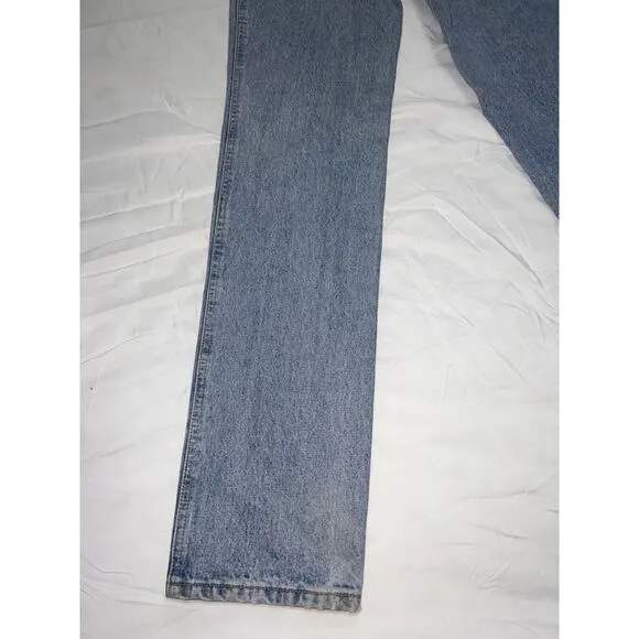 Lawman Jeans Women’s Size 7 Denim Slim High Rise Bare Back Western Vintage 90s
