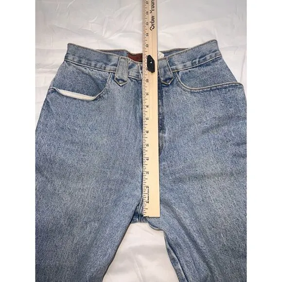 Lawman Jeans Women’s Size 7 Denim Slim High Rise Bare Back Western Vintage 90s