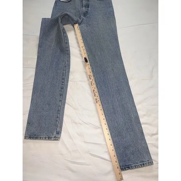 Lawman Jeans Women’s Size 7 Denim Slim High Rise Bare Back Western Vintage 90s