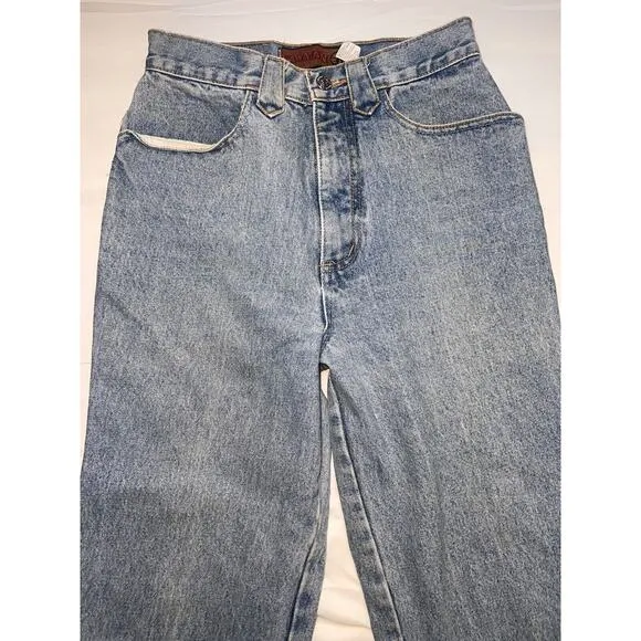 Lawman Jeans Women’s Size 7 Denim Slim High Rise Bare Back Western Vintage 90s