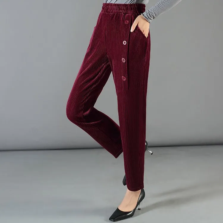 Leslie - Velour Lined Pants