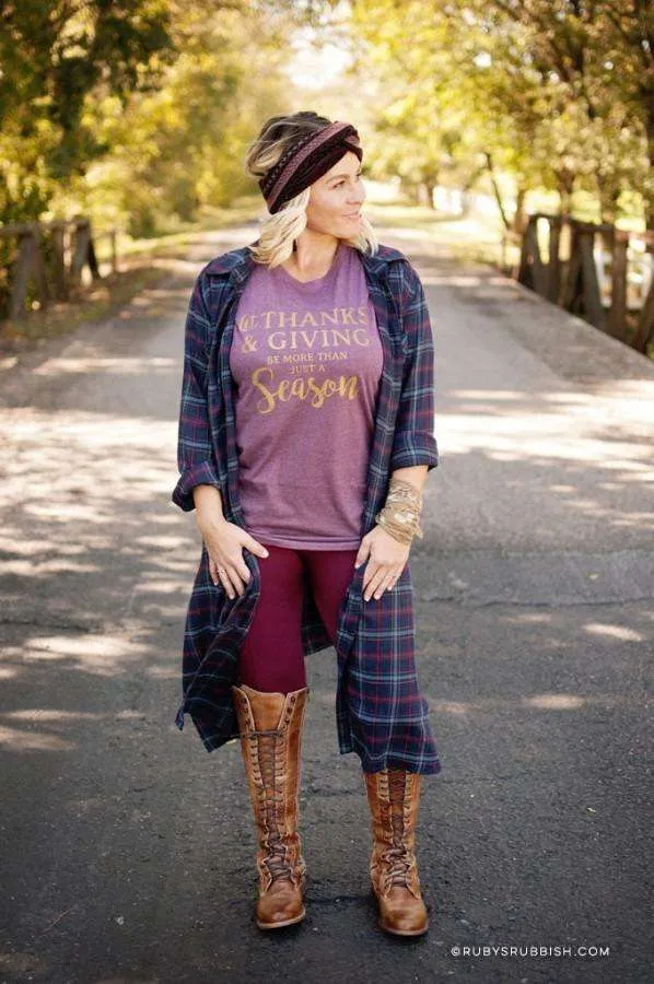 Let Thanks & Giving | Women’s T-Shirt | Ruby’s Rubbish®