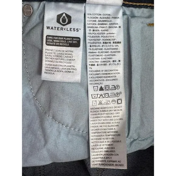 Levi's 724 High Rise Slim Straight Women's Jeans in Cast Shadows Dark Wash Sz 31