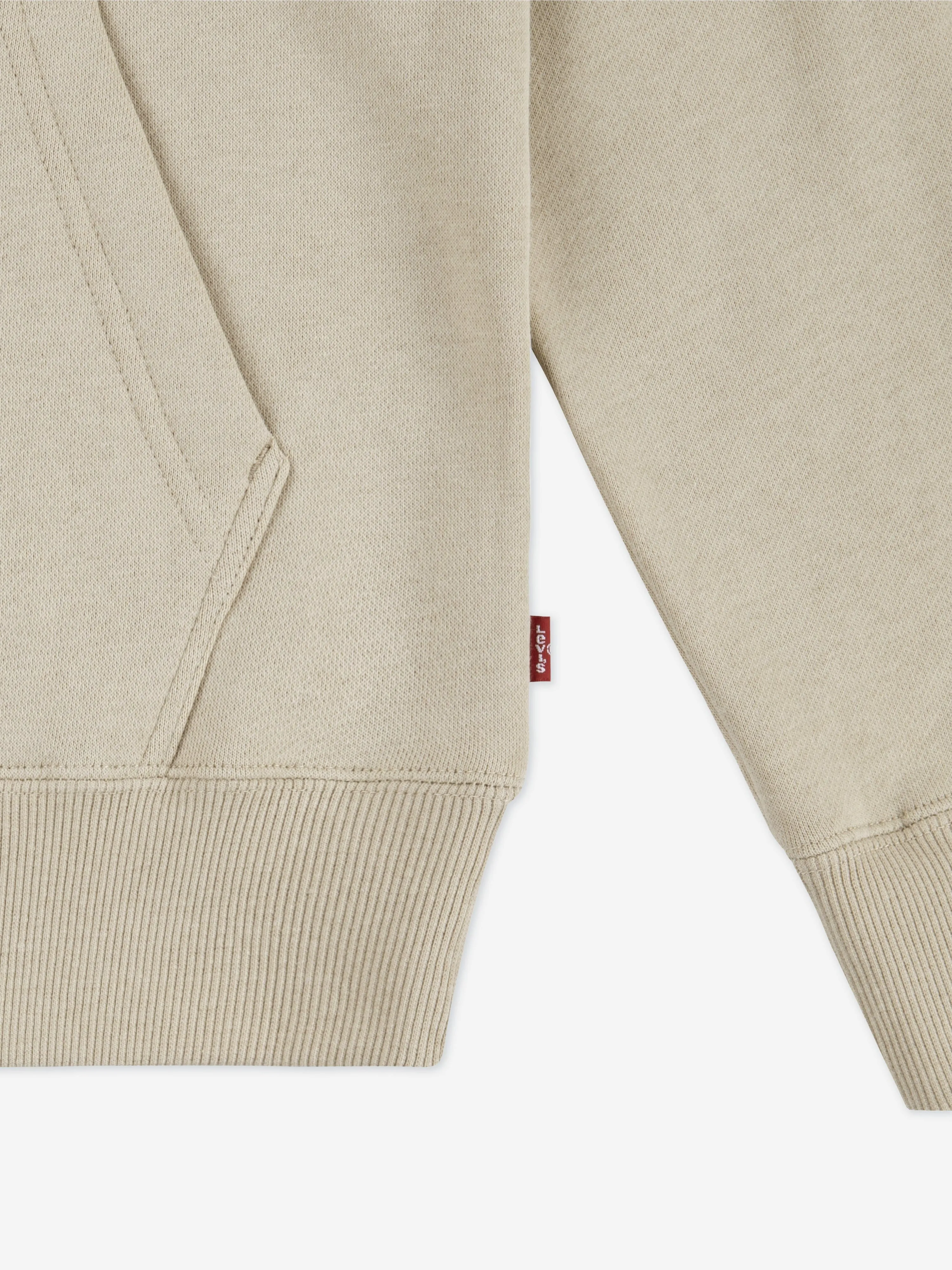 Levi's Boys Mini Batwing Hoodie in Beige