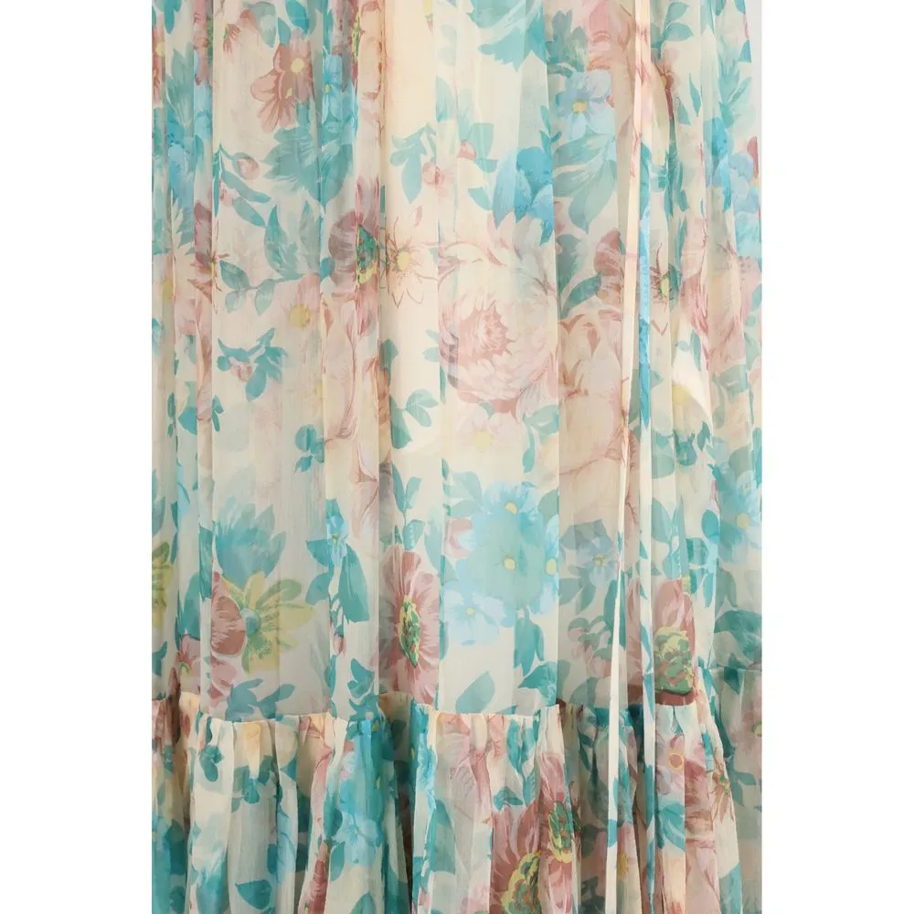 Long floral Skirt