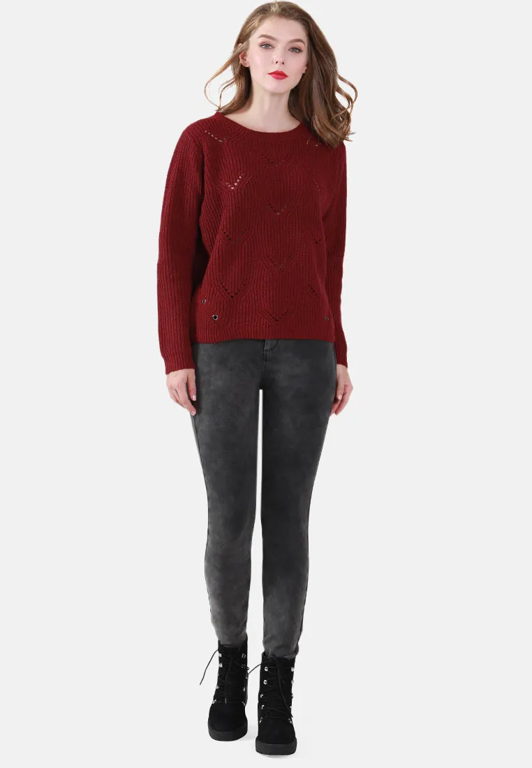 Long Sleeve Knit Sweater