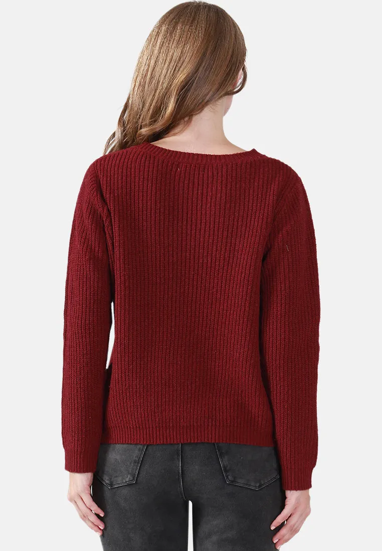 Long Sleeve Knit Sweater