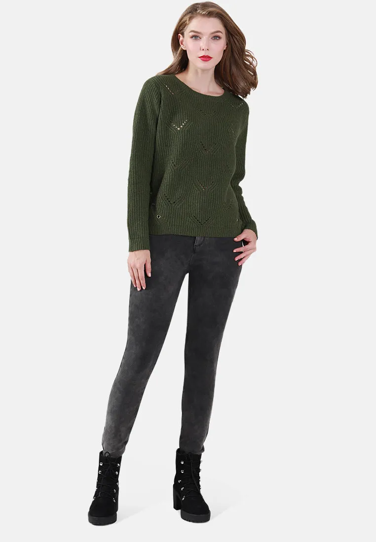 Long Sleeve Knit Sweater