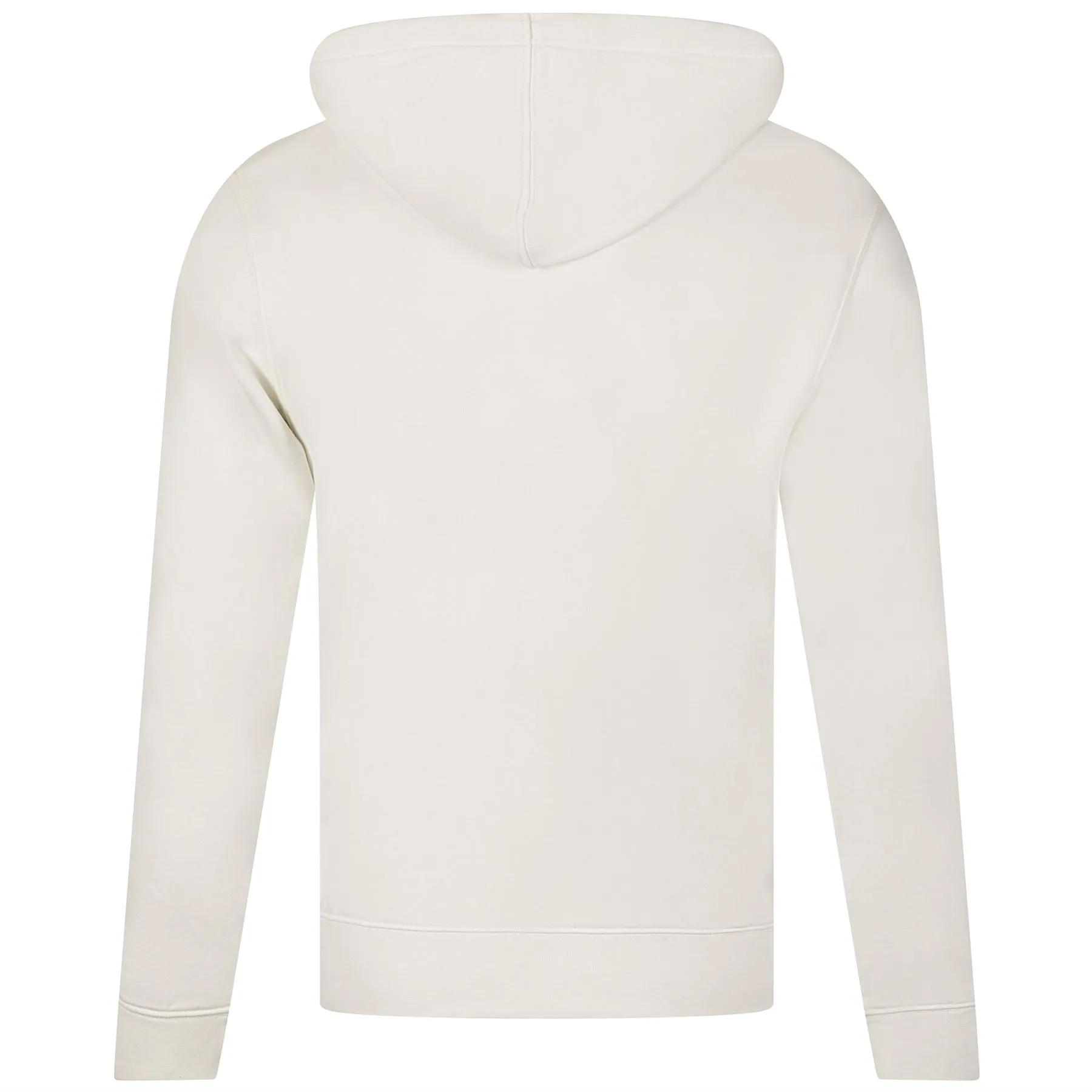 Loose Fit Monogram Hoodie White