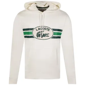 Loose Fit Monogram Hoodie White