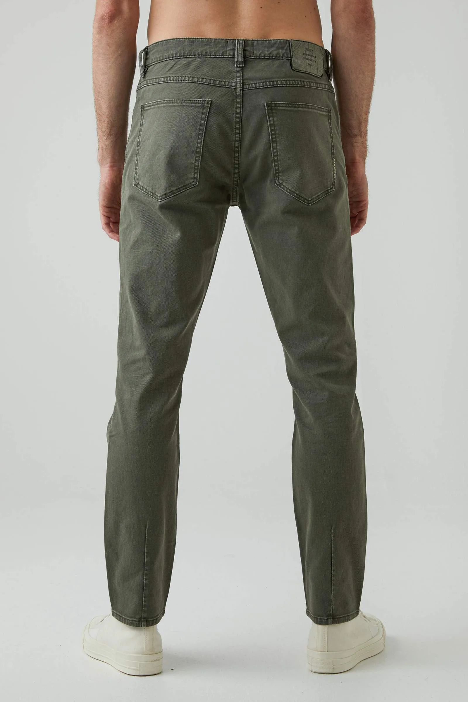 Lou Slim Twill Military