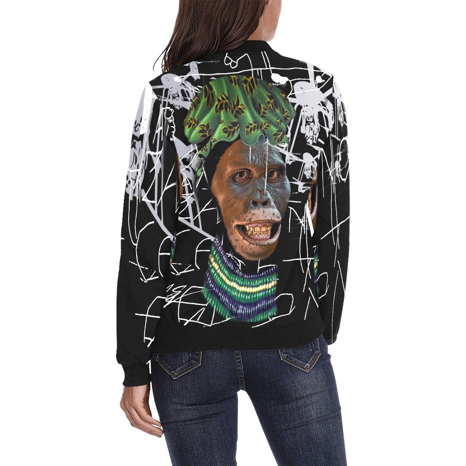 Lucy Is All Dressed Up With Nowhere To Go Women's Bomber Jacket