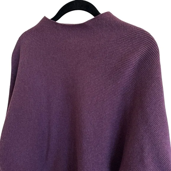 Lululemon Boxy Cotton-Blend Sweater, Heathered Vintage Plum, Size M/L