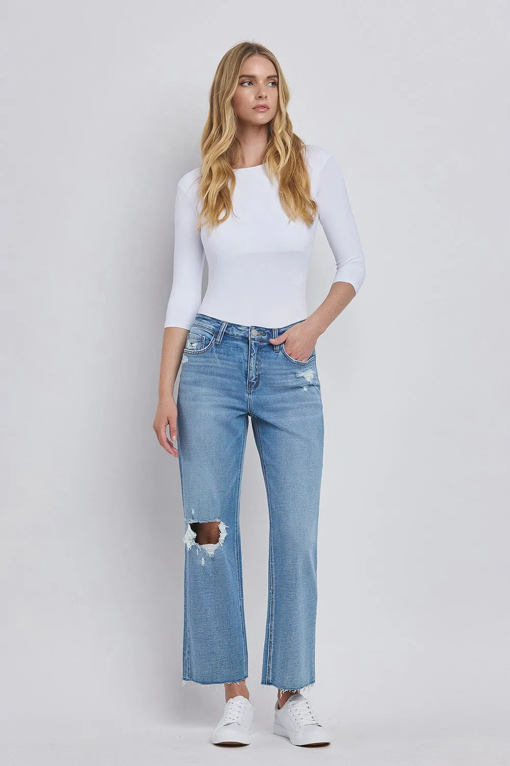 Maci High Rise Slim Jeans ( FLYING MONKEY)
