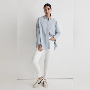 Madewell 9&quot; Mid-Rise Skinny Jeans in Pure White Size 26 NWOT