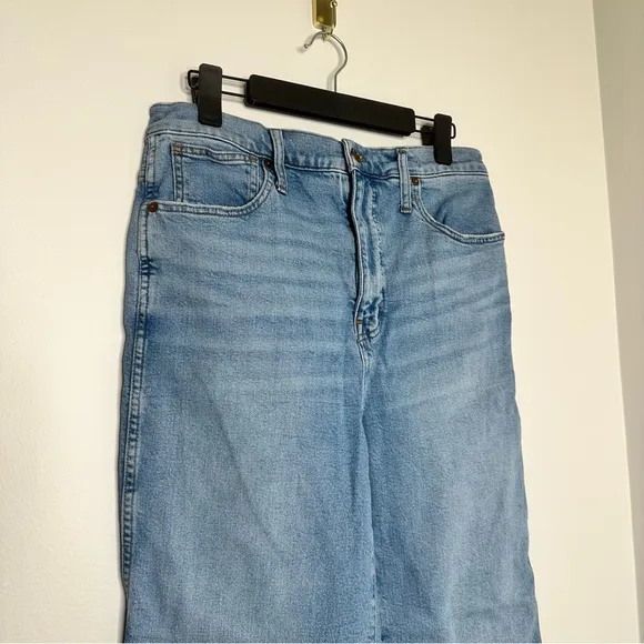 Madewell High-Rise Flare Jeans in Caine Wash