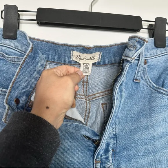 Madewell High-Rise Flare Jeans in Caine Wash