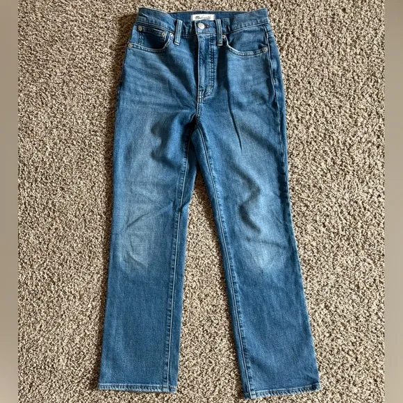 Madewell jeans slim Demi boot size 24 EUC