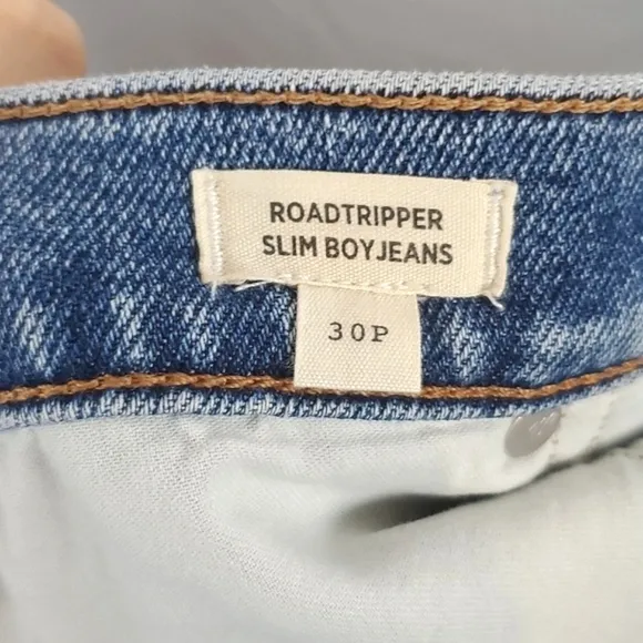 Madewell Roadtripper Slim Boyjeans in Cadell Wash