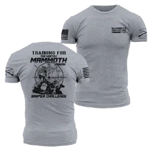 Mammoth Sniper Challenge 2025 Training T-Shirt - Dark Heather Gray
