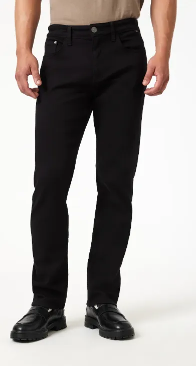 Mavi Jake Slim Leg Jeans in Black Feather Blue