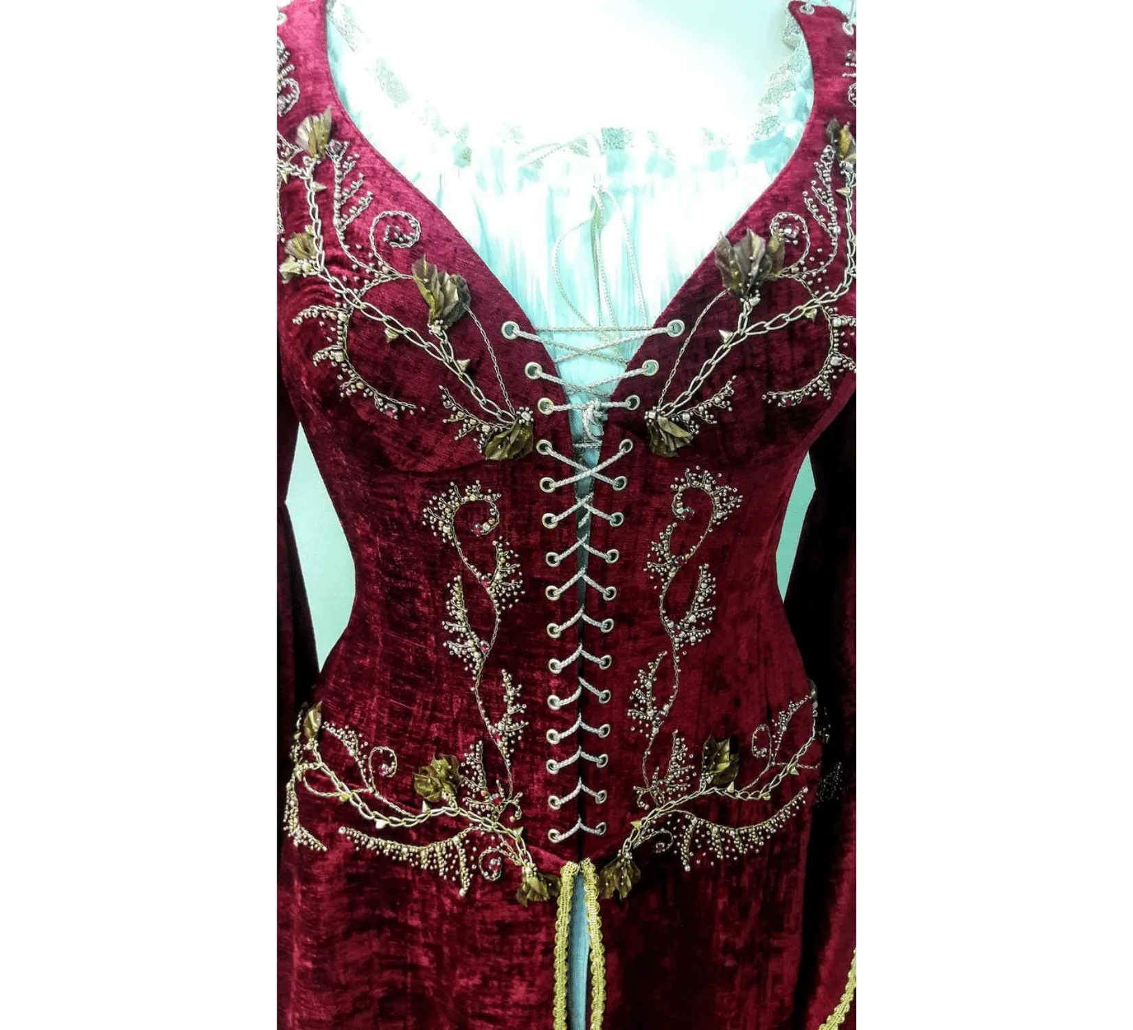 Medieval Fantasy Crimson Cersei Lannister batiste Dress