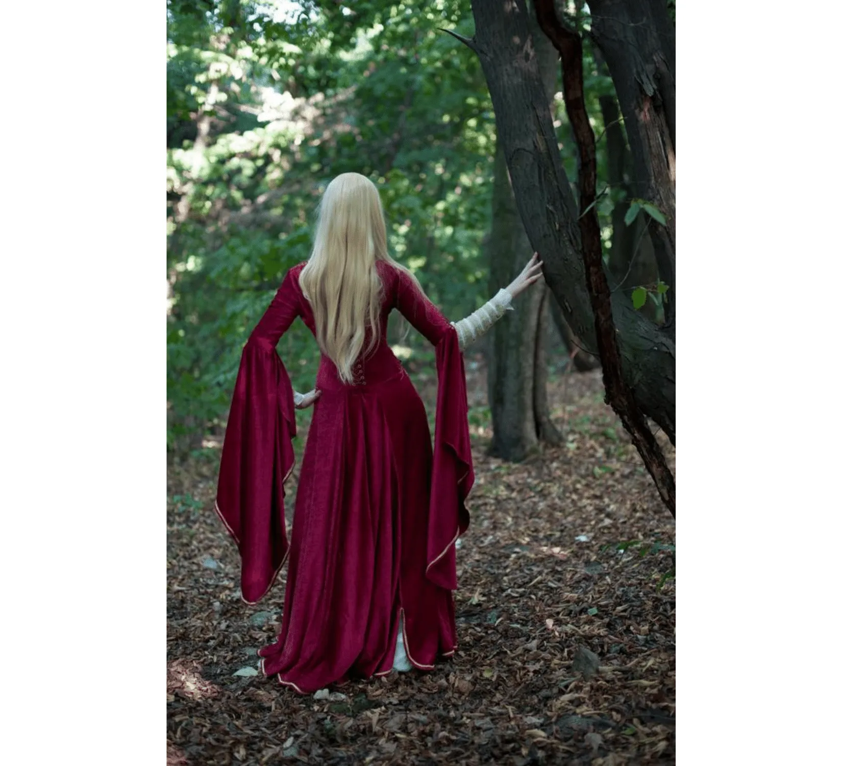 Medieval Fantasy Crimson Cersei Lannister batiste Dress