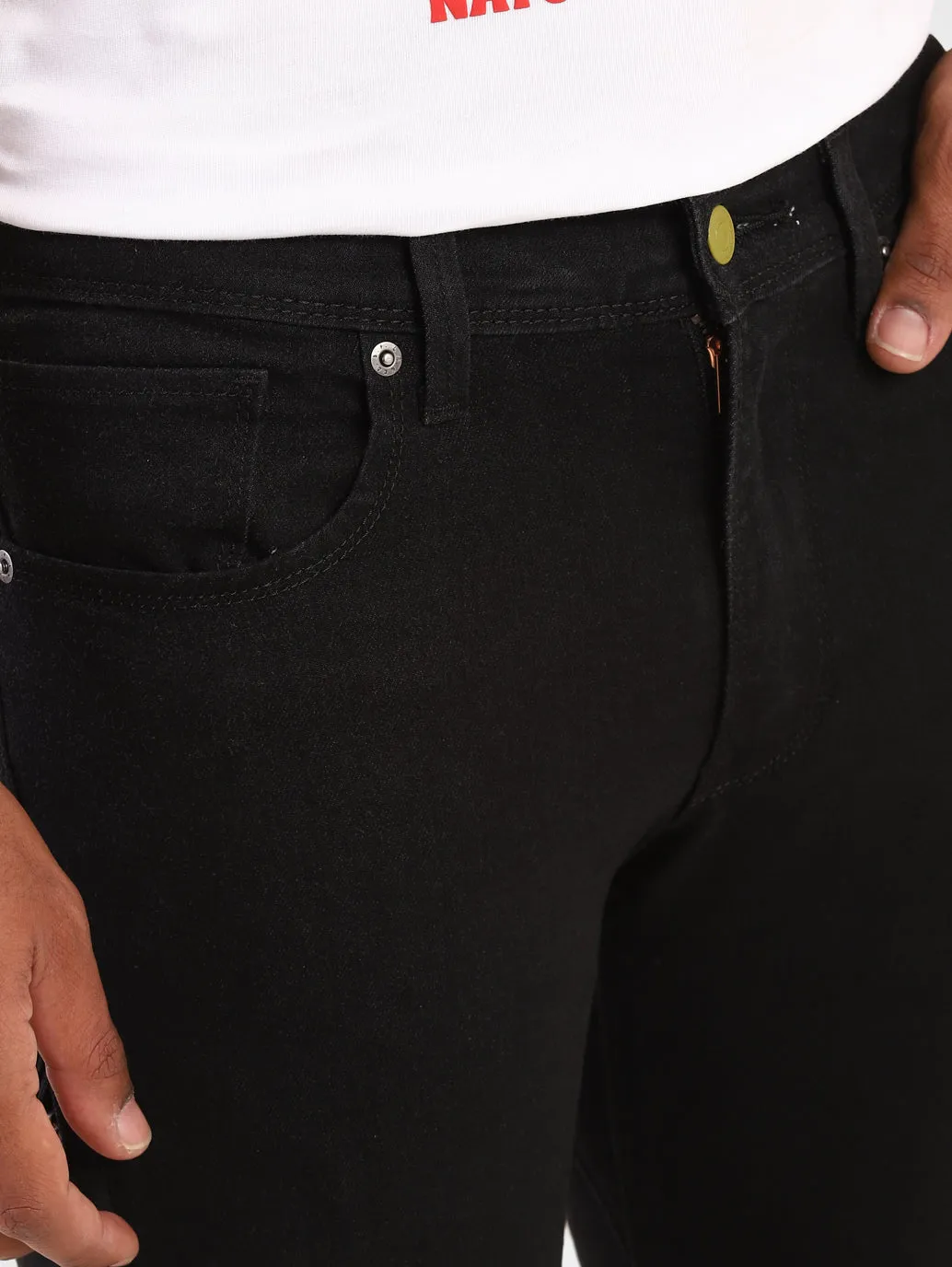 Men's 511 Black Slim Fit Mid Rise Jeans
