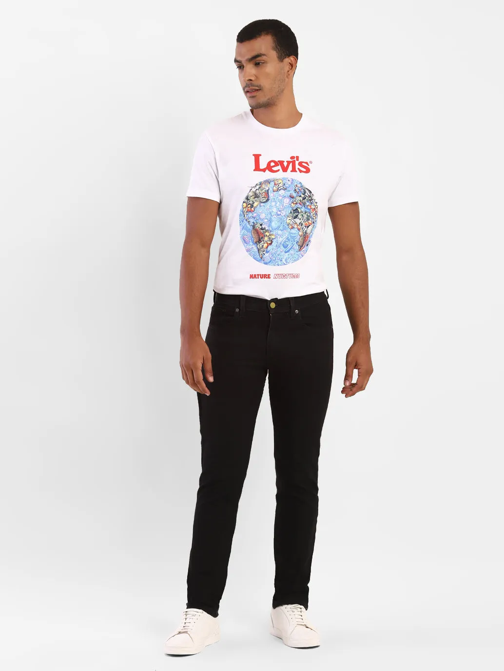 Men's 511 Black Slim Fit Mid Rise Jeans