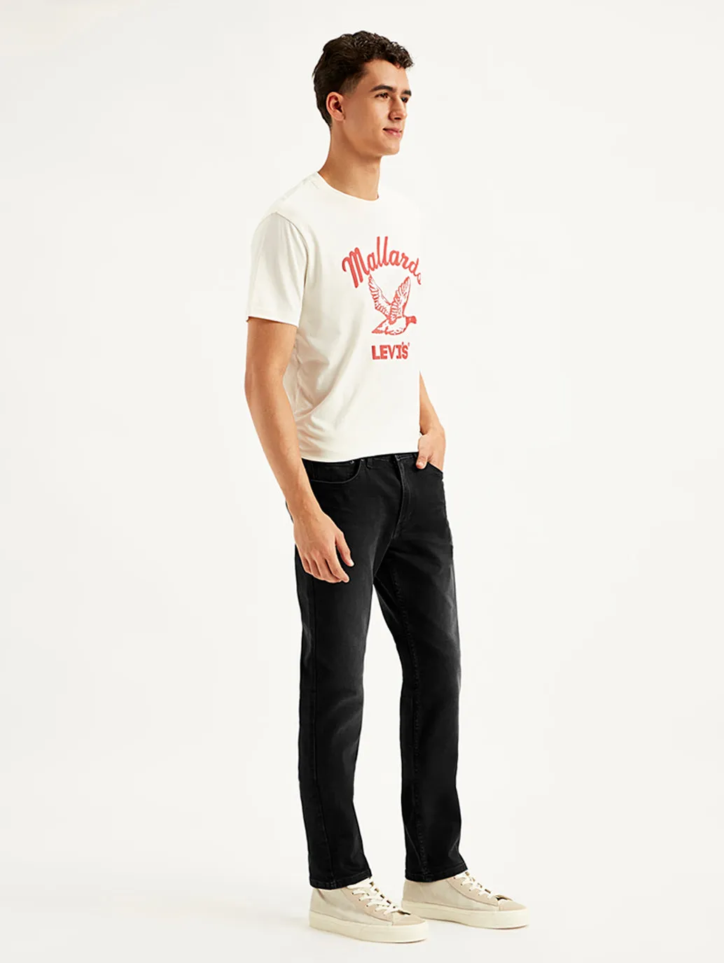Men's 511 Black Slim Fit Mid Rise Jeans