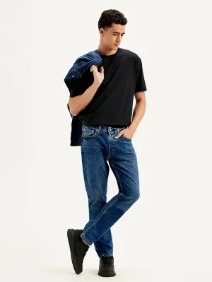 Men's 511 Blue Slim Fit Mid Rise Jeans