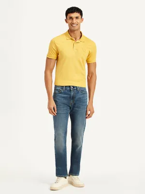 Men's 511 Blue Slim Fit Mid Rise Jeans