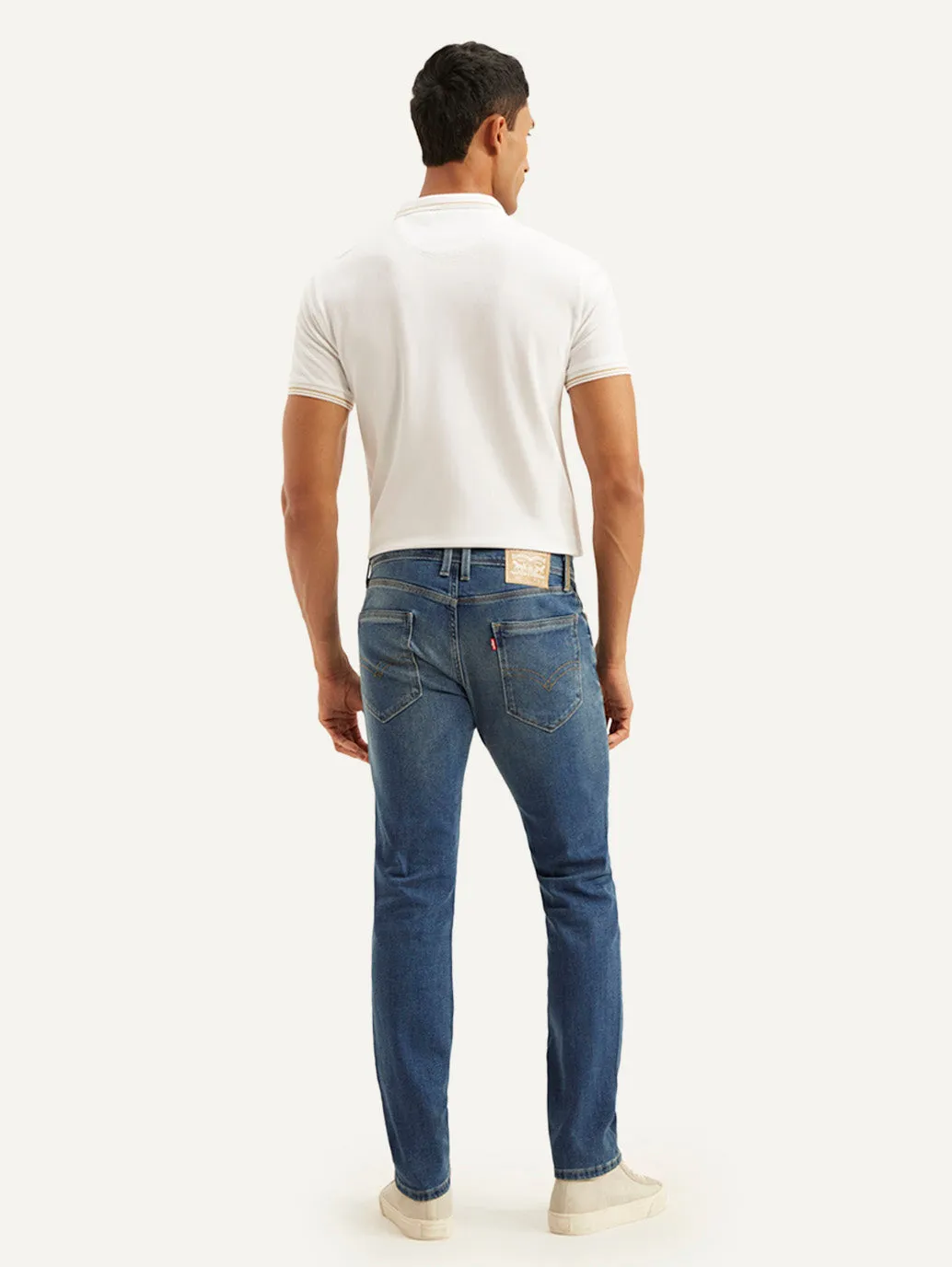 Men's 511 Blue Slim Fit Mid Rise Jeans