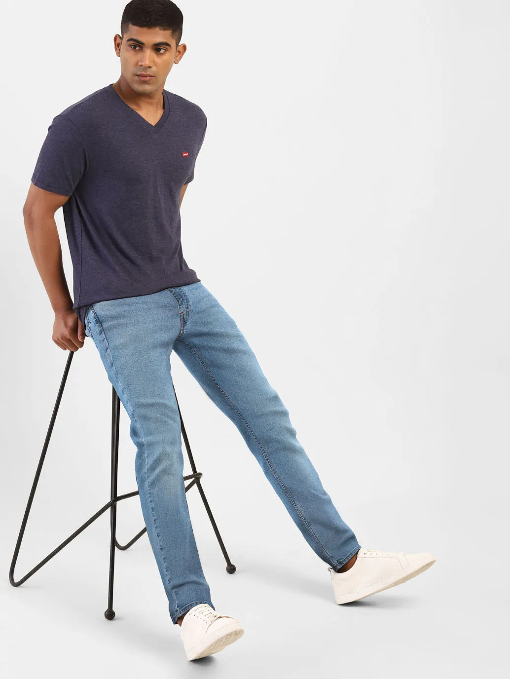 Men's 511 Blue Slim Fit Mid Rise Jeans