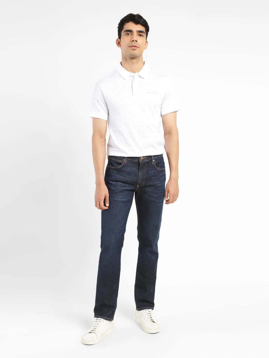 Men's 511 Blue Slim Fit Mid Rise Jeans