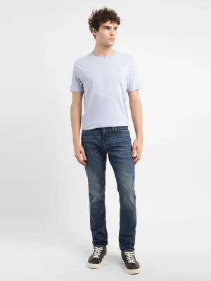 Men's 511 Blue Slim Fit Mid Rise Jeans