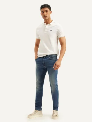 Men's 511 Blue Slim Fit Mid Rise Jeans
