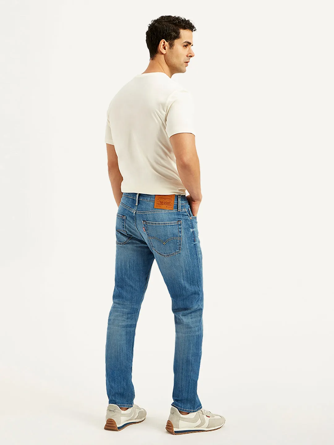 Men's 511 Blue Slim Fit Mid Rise Jeans
