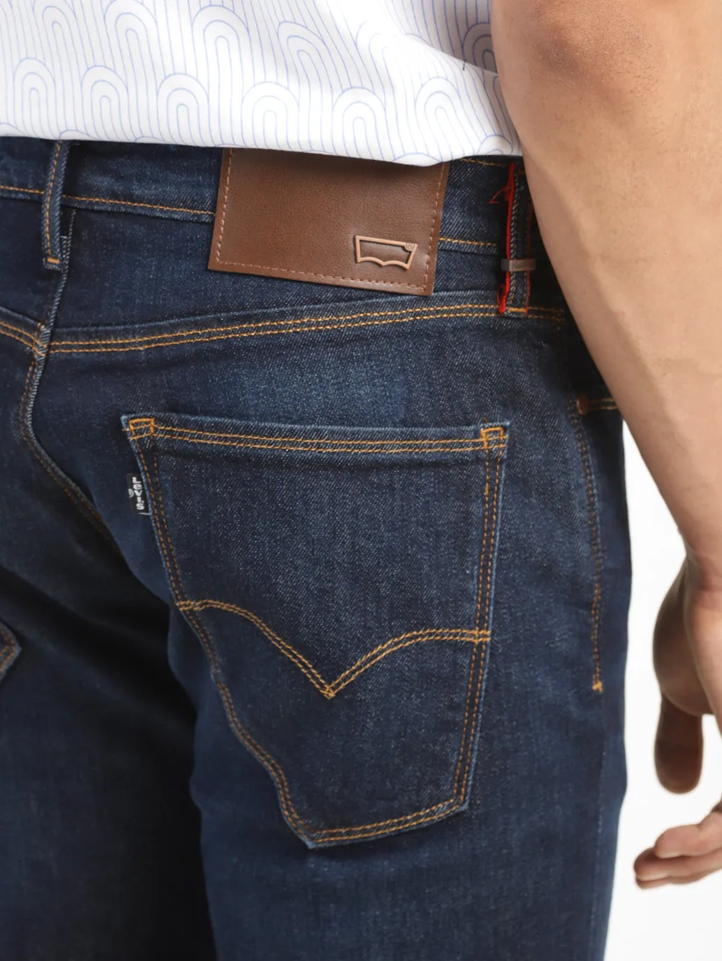 Men's 511 Blue Slim Fit Mid Rise Jeans