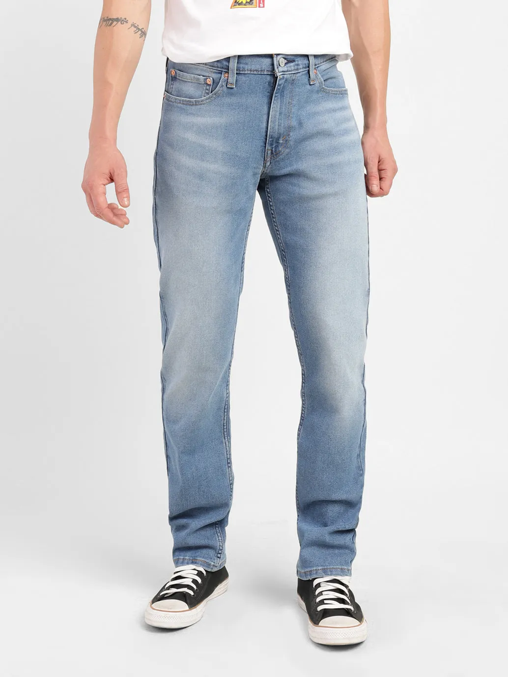 Men's 511 Blue Slim Fit Mid Rise Jeans