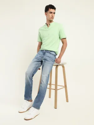 Men's 511 Blue Slim Fit Mid Rise Jeans