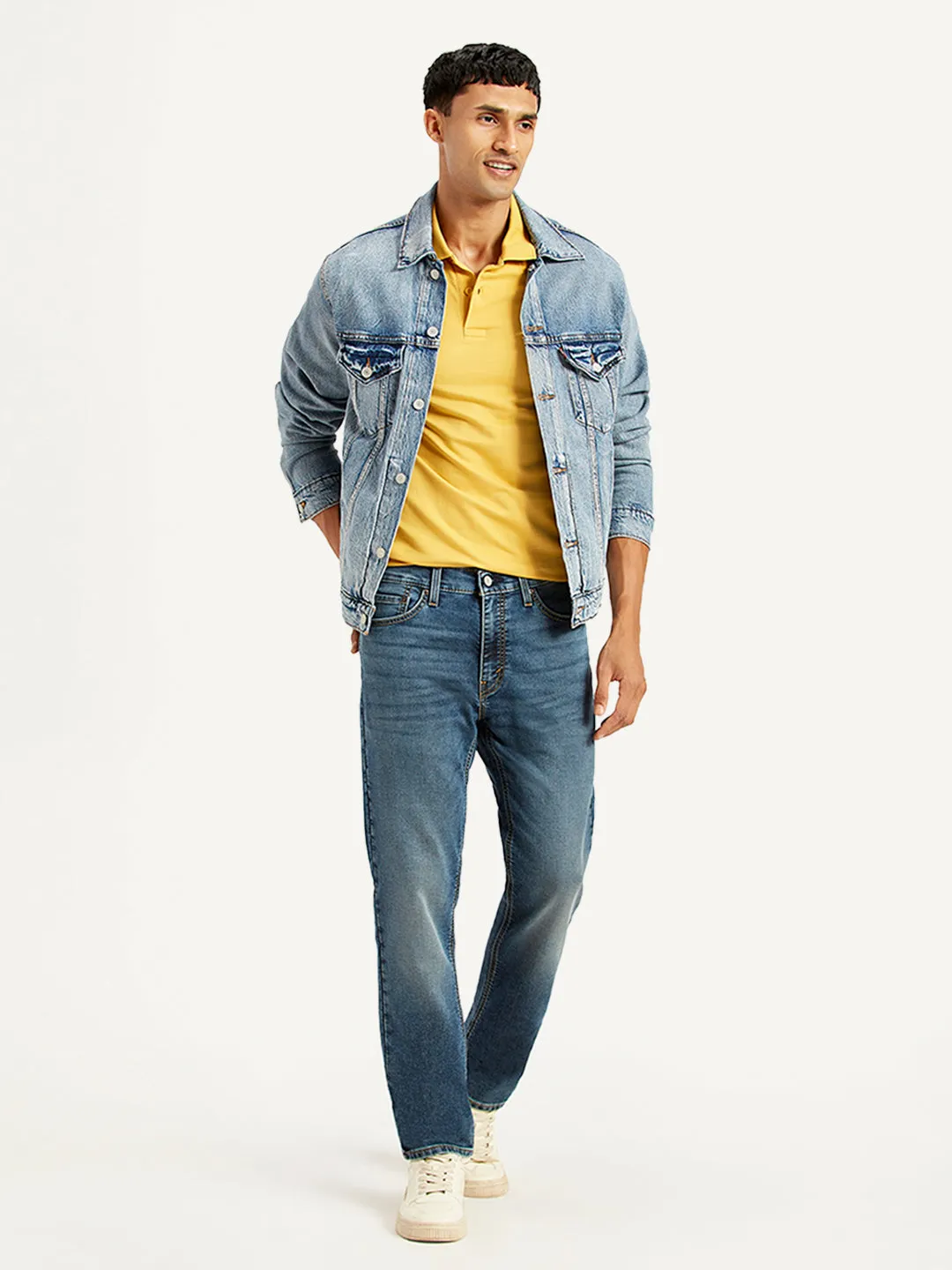 Men's 511 Blue Slim Fit Mid Rise Jeans