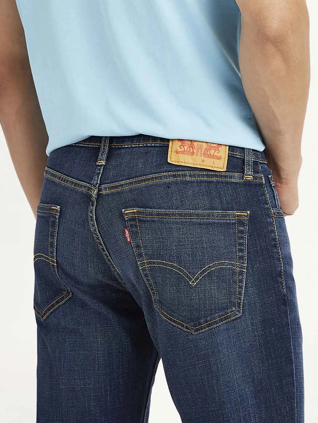 Men's 511 Blue Slim Fit Mid Rise Jeans