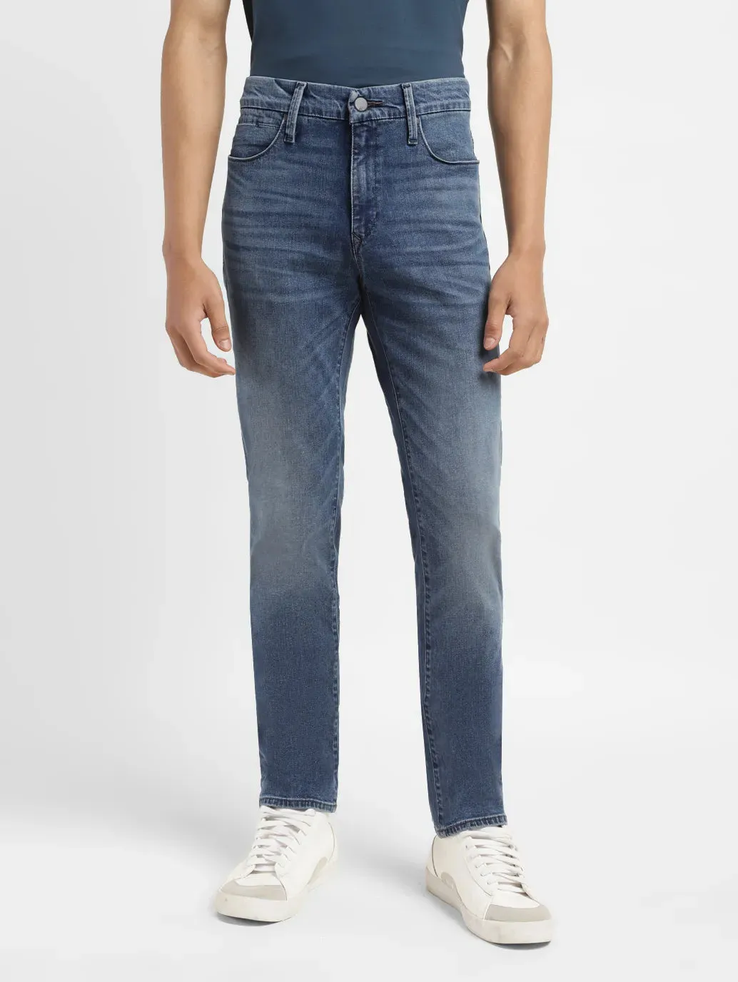 Men's 511 Blue Slim Fit Mid Rise Jeans