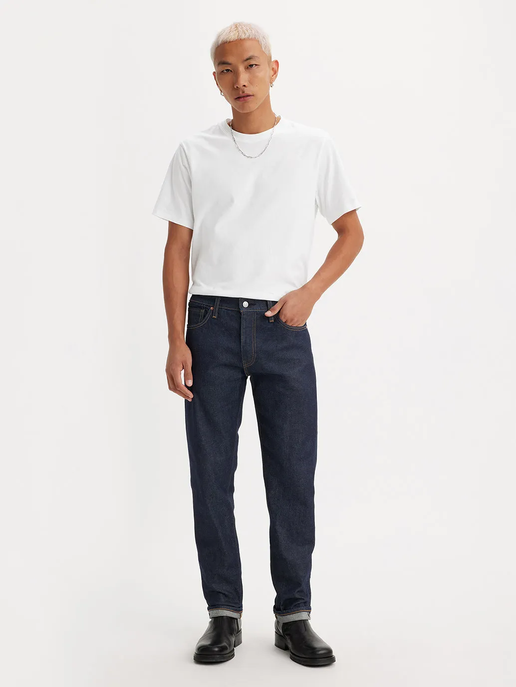 Men's 511 Blue Slim Fit Mid Rise Jeans