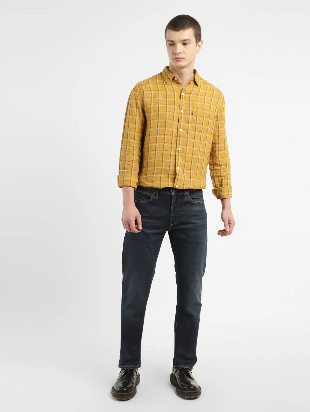 Men's 511 Blue Slim Fit Mid Rise Jeans