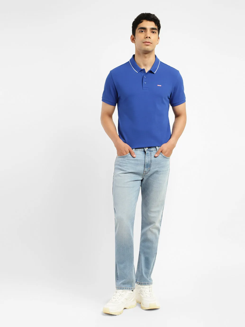 Men's 511 Blue Slim Fit Mid Rise Jeans