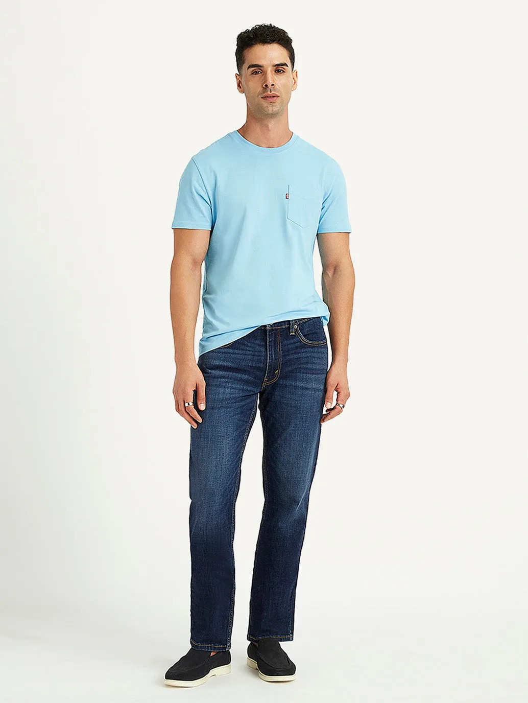 Men's 511 Blue Slim Fit Mid Rise Jeans