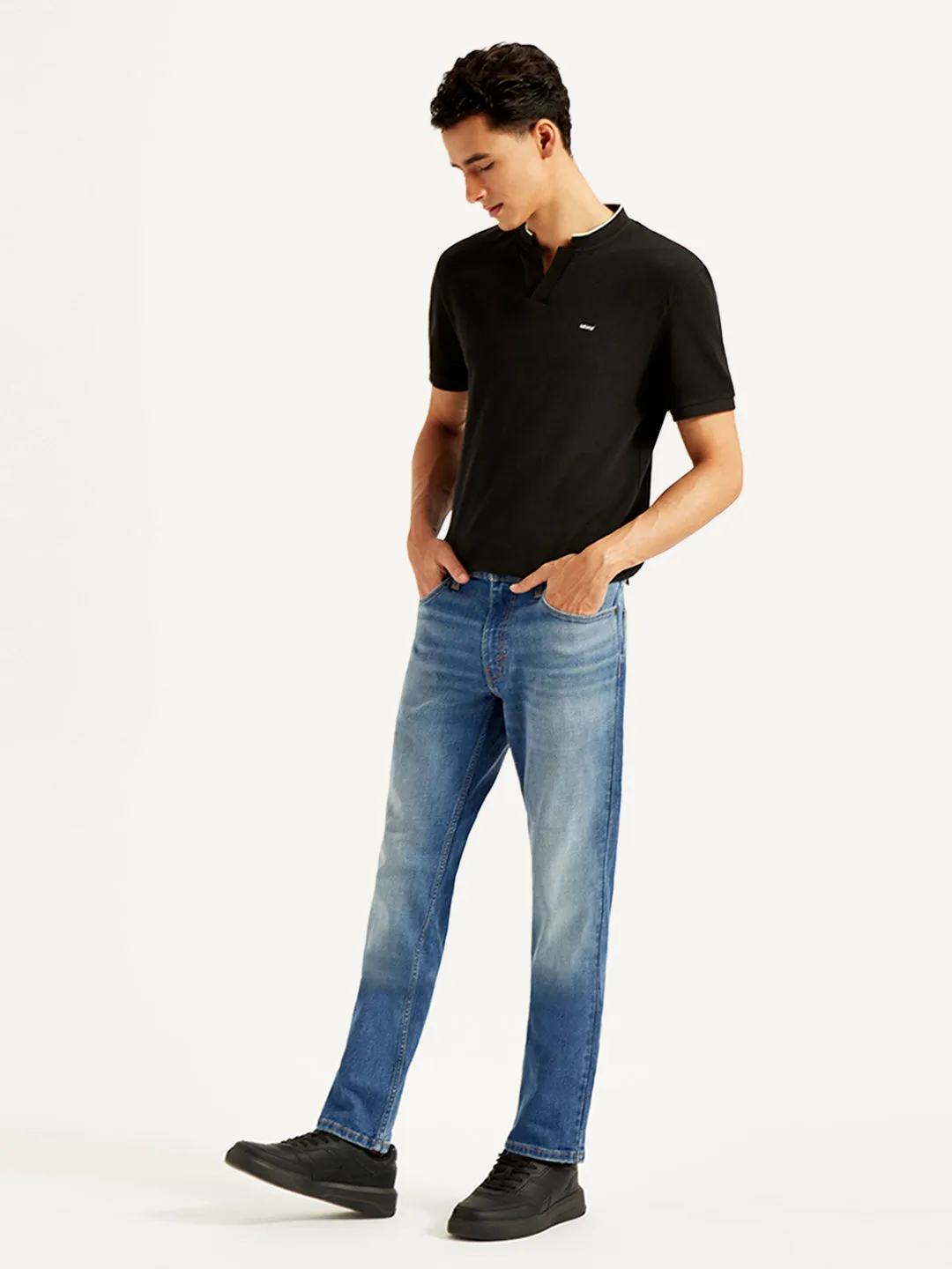 Men's 511 Blue Slim Fit Mid Rise Jeans